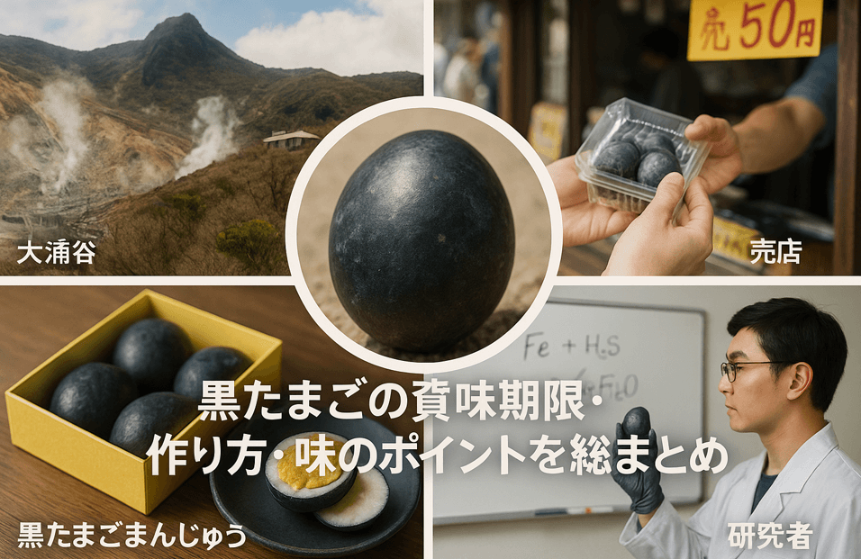 黒たまごの賞味期限・作り方・味のポイントを総まとめ