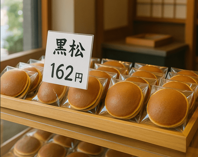 黒松のどら焼きの価格!値上げ後はいくらになった?