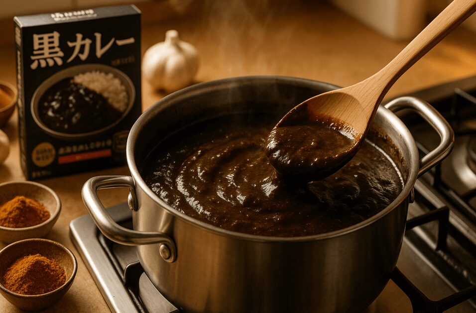 黒カレーはなぜ黒い？理由を知って市販ルーとレシピでプロの味を