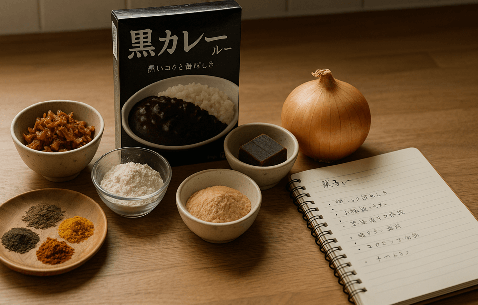 黒カレーはなぜ黒い？レシピと市販ルーの活用術