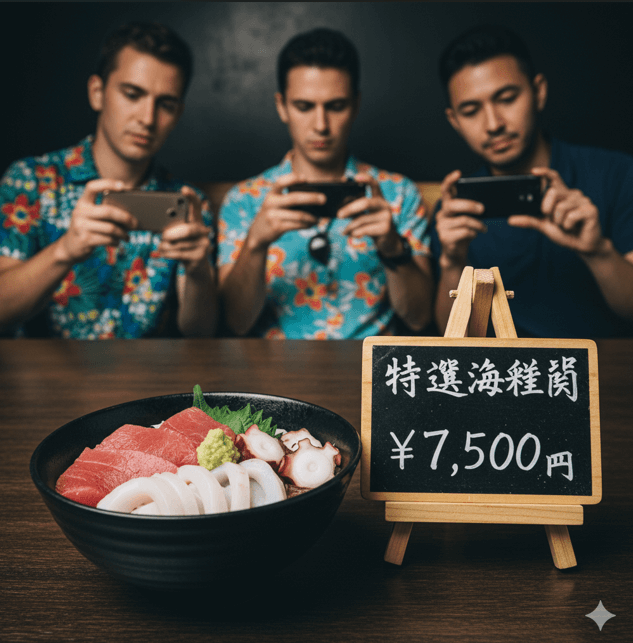 象徴となったインバウン丼