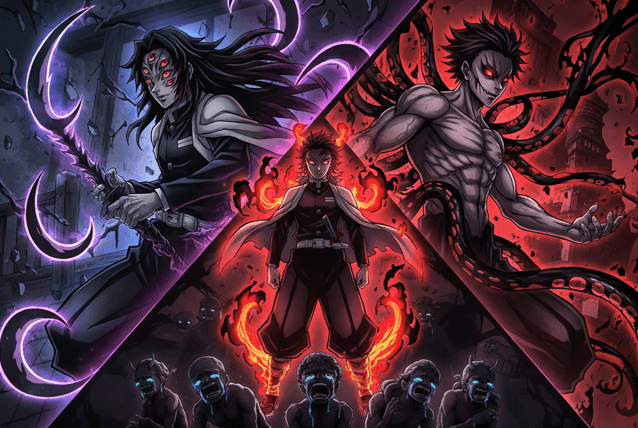 黒死牟と無惨はどちらが強い？最強の二人を徹底比較